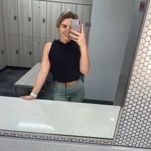 Gymshark cut off hoodie